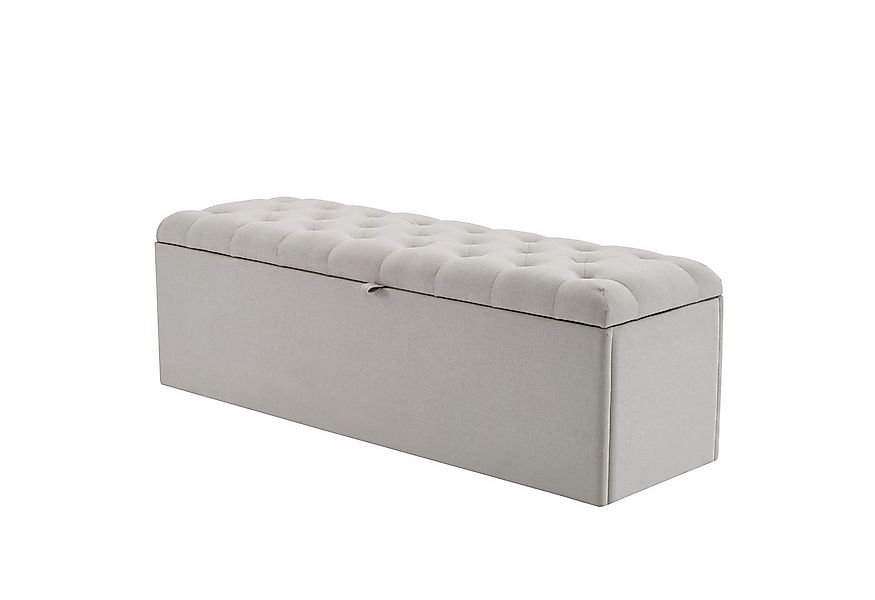 SOFTWEARY Polsterbank gepolsterte Bettbank mit Stauraum, auch als Garderobe günstig online kaufen