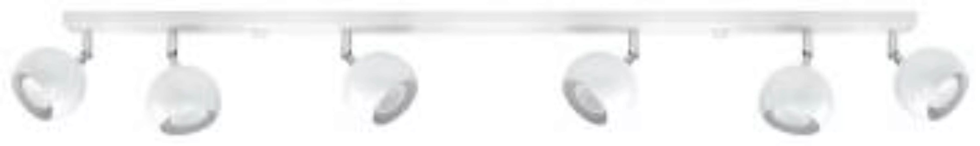 Große Deckenlampe Weiß 120 cm lang 6x GU10 günstig online kaufen