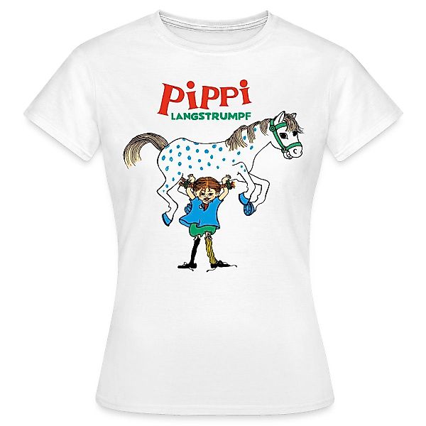 Spreadshirt T-Shirt Pippi Langstrumpf Pippi Hebt günstig online kaufen