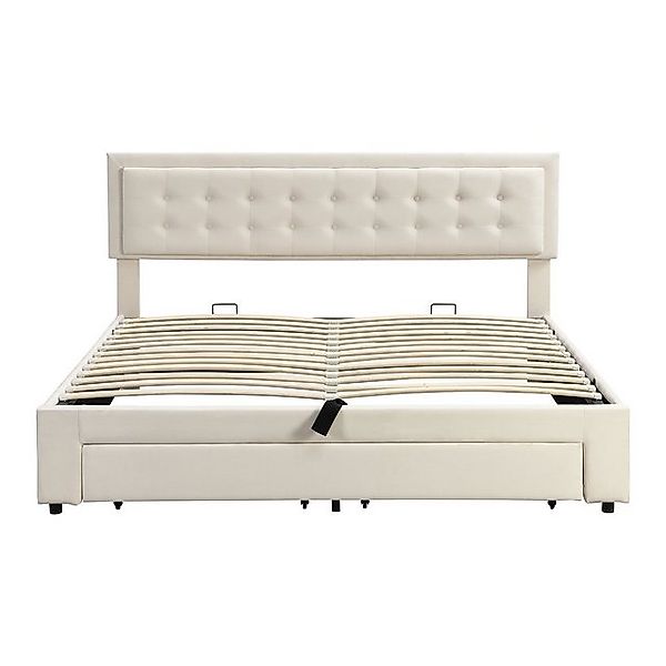 Gotagee Polsterbett Samt Doppelbett Stauraumbett 180x200cm Jugendbett Erwac günstig online kaufen