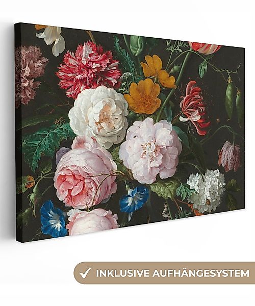 OneMillionCanvasses® Leinwandbild Stilleben mit Blumen in günstig online kaufen