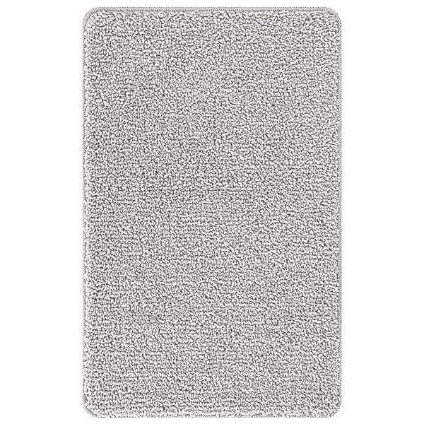 vidaXL Badematte Badematte Rechteckig Grau 60x90 günstig online kaufen