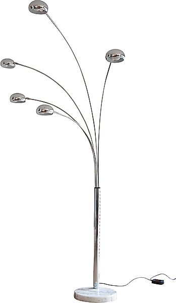 SalesFever Stehlampe »Hero«, 5 flammig, Leuchtmittel E14   ohne Leuchtmitte günstig online kaufen