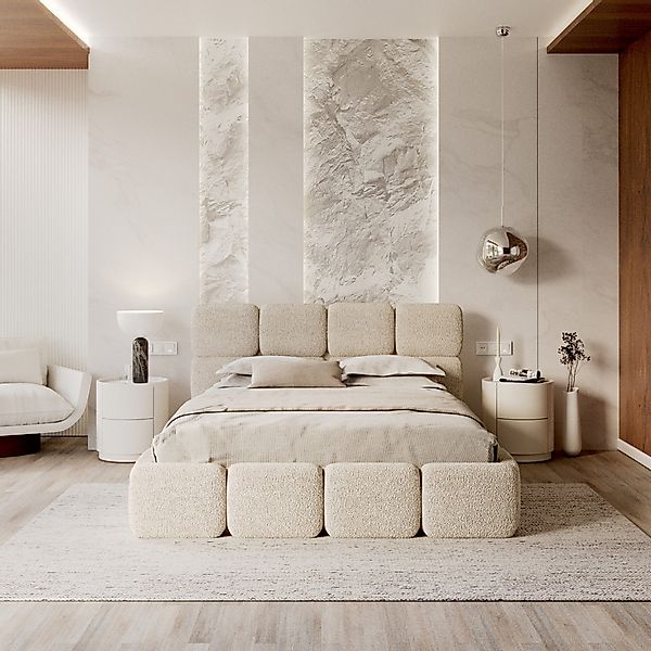 FDM Polsterbett CLOUDY Bettgestell Bett 140x200, günstig online kaufen