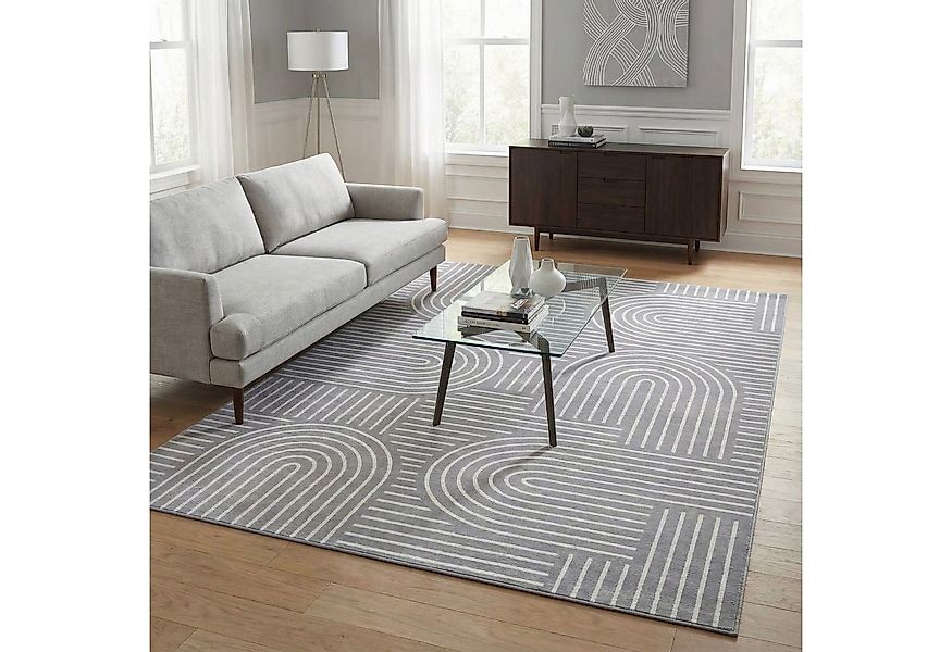 GarveeMore Teppich Rhythmus und Prosodie, rechteckig, Höhe: 7 mm, Geometris günstig online kaufen