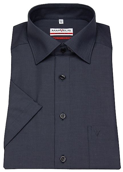 MARVELIS Kurzarmhemd Modern Fit leicht tailliert günstig online kaufen