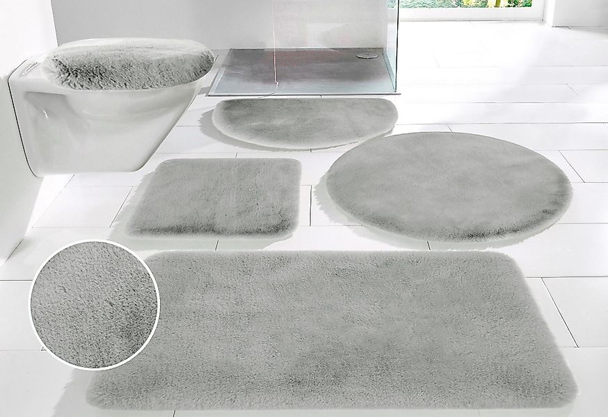 my home Badematte "Rabbit Badematten, Badvorleger, Badezimmer Teppich" Höhe günstig online kaufen