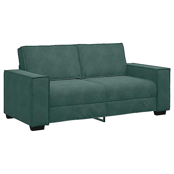 vidaXL Sofa 2-Sitzer-Sofa Dunkelgrün 140 cm günstig online kaufen