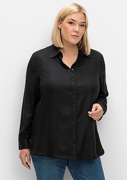 Sheego Klassische Bluse Hemdbluse Langarm günstig online kaufen