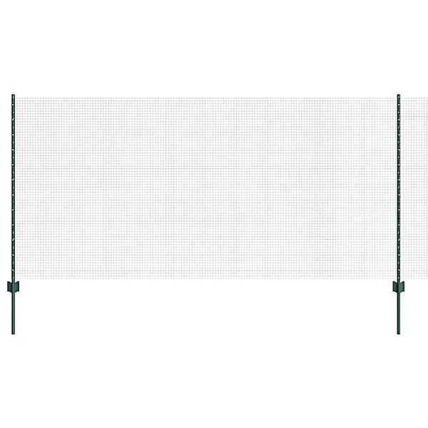 vidaXL Zaun mit Pfosten Grün 1,2 x 25 m Stahl und PVC 3336484 günstig online kaufen