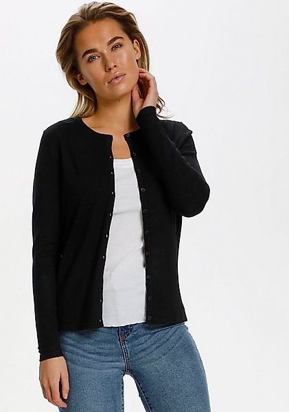 Saint Tropez Strickjacke A8661, MilaSZ R-Neck Cardigan Viskose Feinstrick, günstig online kaufen