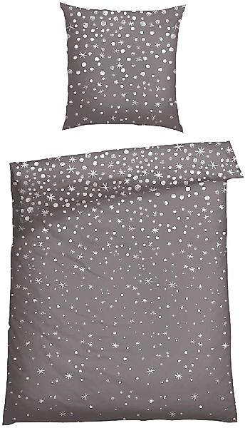 Schiesser Bettwäsche "Runa aus weicher Baumwolle mit coolem Winter-Print" 2 günstig online kaufen