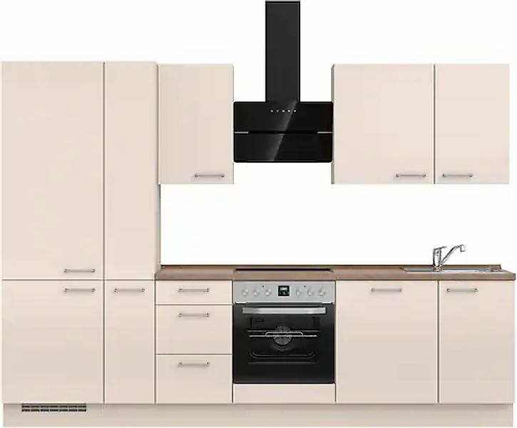 nobilia® Küchenzeile »"Laser II"«, vormontiert, Ausrichtung wählbar, Breite günstig online kaufen