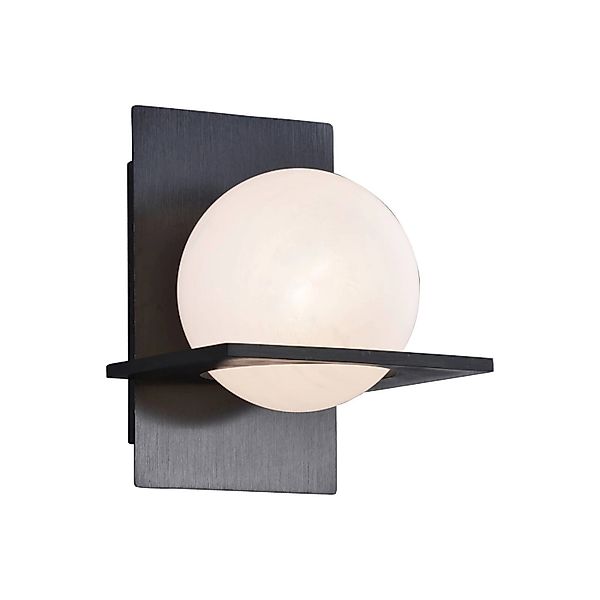 Lucande Wandleuchte Wandlampe Innen Kulka 10020441 Modern in Schwarz aus Me günstig online kaufen