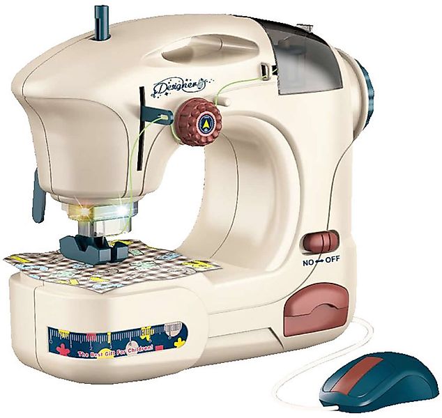 Diakakis Kinder-Nähmaschine Haushaltsgerät mit Zubehör Licht und Sound günstig online kaufen