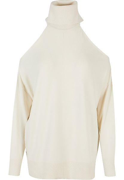 URBAN CLASSICS Rundhalspullover "Urban Classics Damen Ladies Cold Shoulder günstig online kaufen