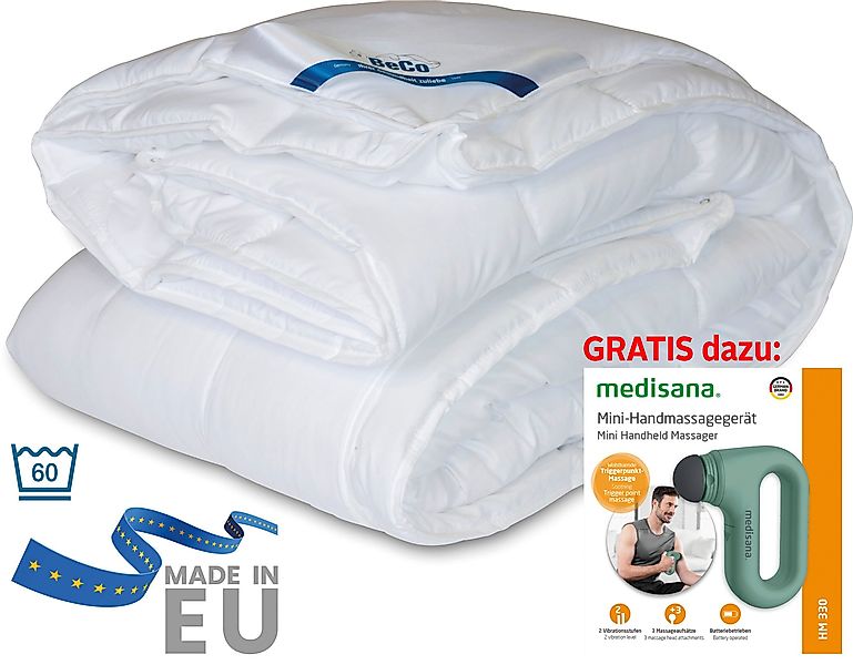 Beco Microfaserbettdecke + Microfaserkissen Royal Soft günstig online kaufen