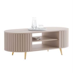 yourhouse24 Couchtisch ELODIE mit Ablagefläche Kaschmir, günstig online kaufen