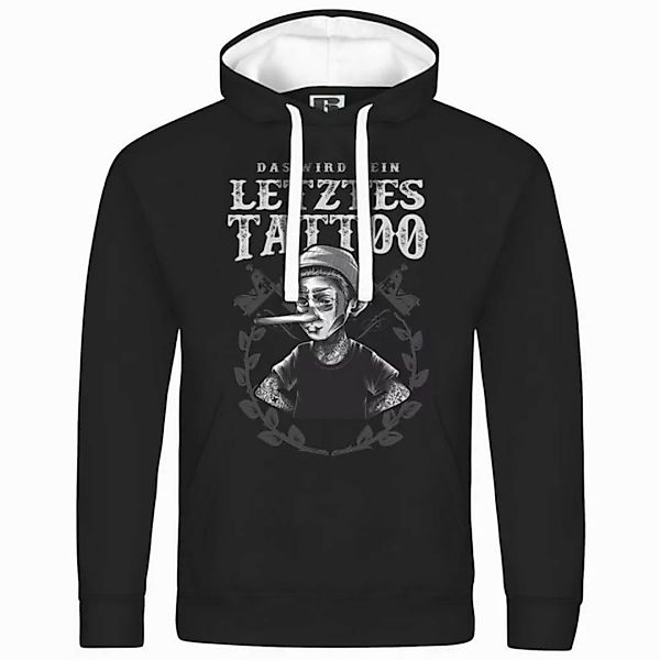 deinshirt Kapuzenpullover Herren Kapuzenpullover Das wird mein letztes Tatt günstig online kaufen