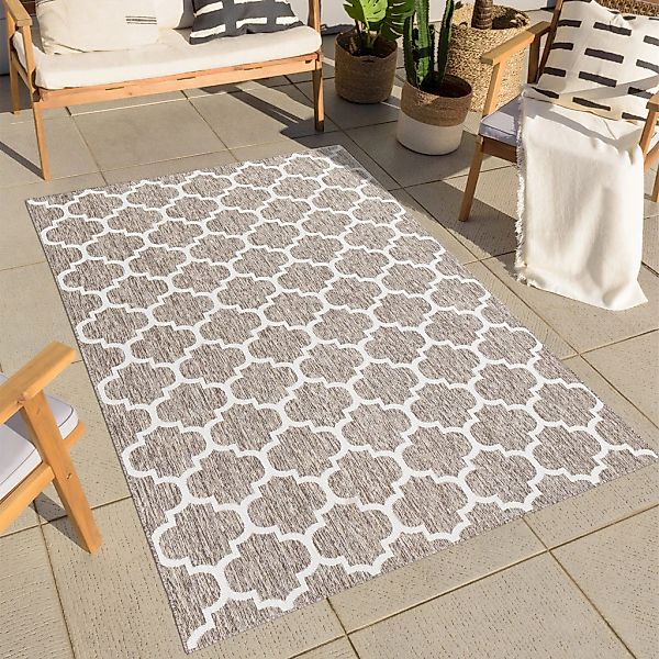 Carpet City Outdoorteppich "Outdoor 462" rechteckig 5 mm Höhe Läufer, UV-be günstig online kaufen