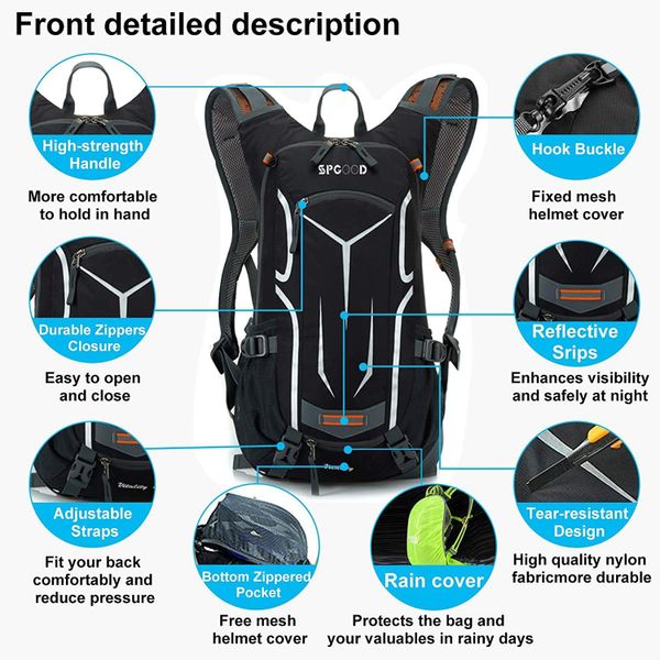 XDeer Fahrradrucksack 18L Ultraleicht Sportrucksack mit günstig online kaufen