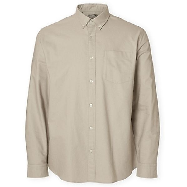 Selected  Hemdbluse Noos Regrick Oxford Shirt - Pure Cashemere günstig online kaufen