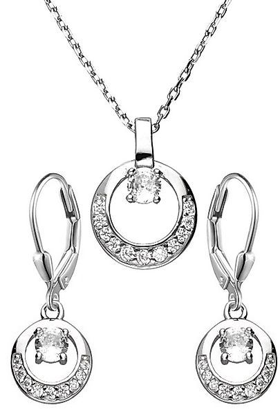 Limana Ohrring und Ketten Set Schmuckset 925 Silber Halskette mit Anhänger günstig online kaufen