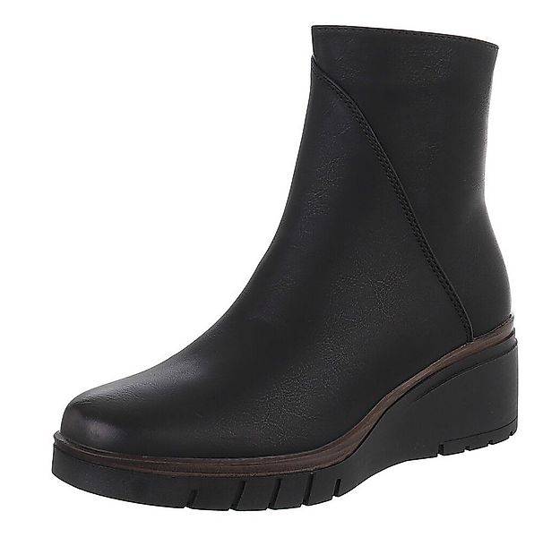 Ital-Design Modische Damen-Stiefeletten mit Komfort für Alltag und Freizeit günstig online kaufen