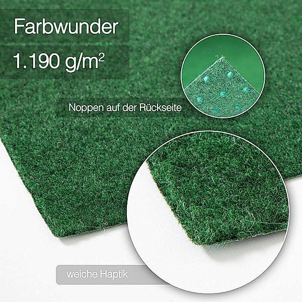 casa pura Rasenteppich Farbwunder Pro Grün, günstig online kaufen