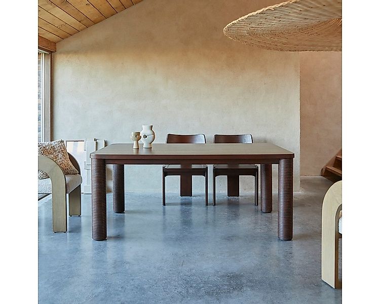 Tikamoon Esstisch Leandro Tisch aus Mindiholz 6-8 Pers. günstig online kaufen