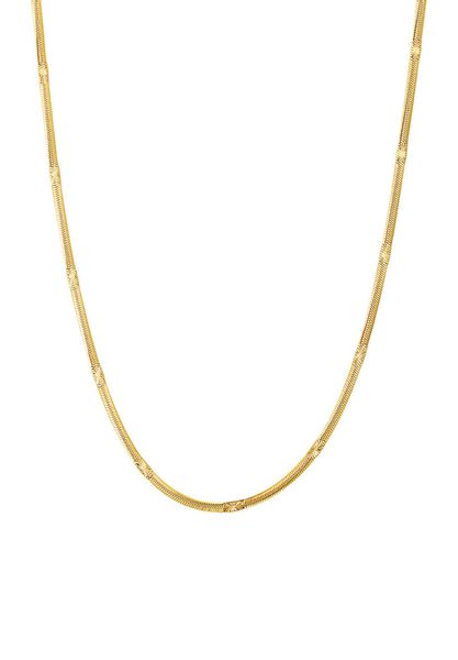 Hey Happiness Schlangenkette Strukturiert, Vergoldet 18K günstig online kaufen