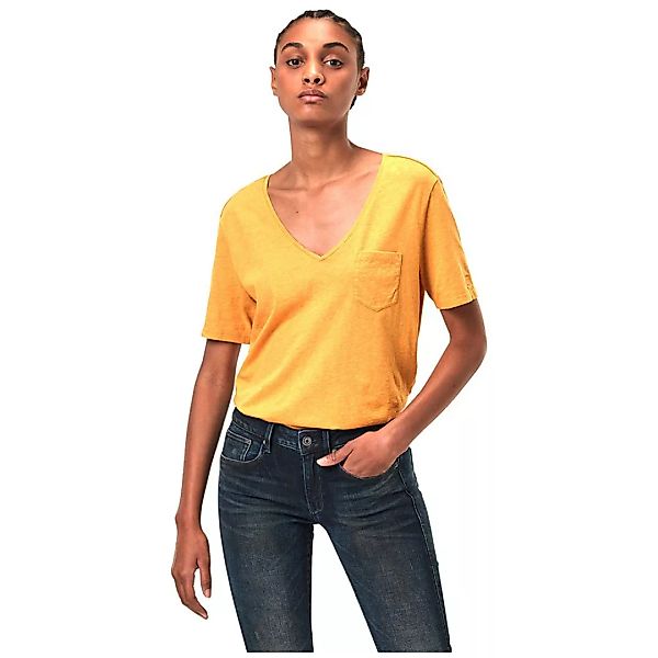 G-star Core Ovvela V Neck Kurzarm T-shirt XS Dark Gold Heather günstig online kaufen
