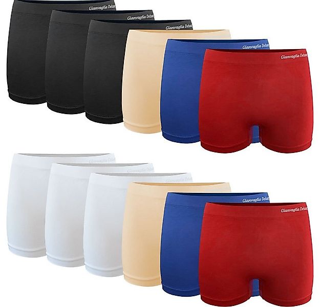 emeco Boxershorts 6 Damen Boxershorts Slips Panty Hot Pants Hipster Unterwä günstig online kaufen