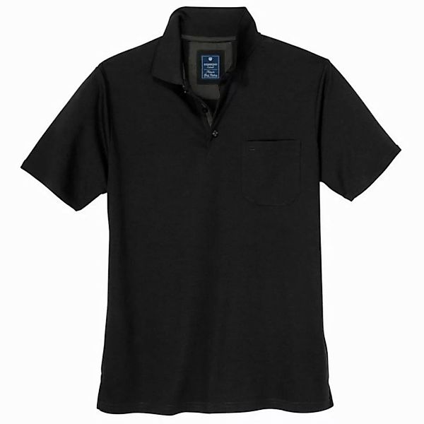 Redmond Poloshirt Redmond "Wash & Wear" XXL Poloshirt schwarz günstig online kaufen