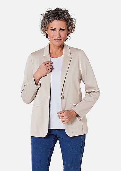GOLDNER Jerseyblazer Damenblazer mit Reverskragen und günstig online kaufen