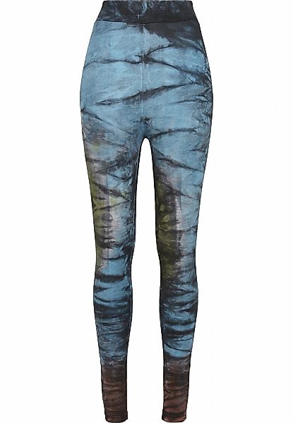 URBAN CLASSICS Leggings "Urban Classics Damen Ladies Cotton Tie Dye High Wa günstig online kaufen
