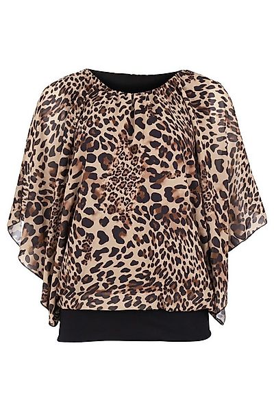 malito more than fashion Chiffonbluse malito Damen Bluse im Fledermaus Look günstig online kaufen