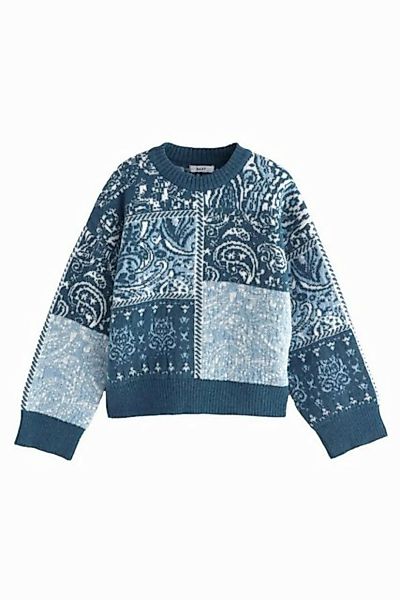 Next Jacquardpullover Strickpullover mit Paisley-Jacquardmuster (1-tlg) günstig online kaufen