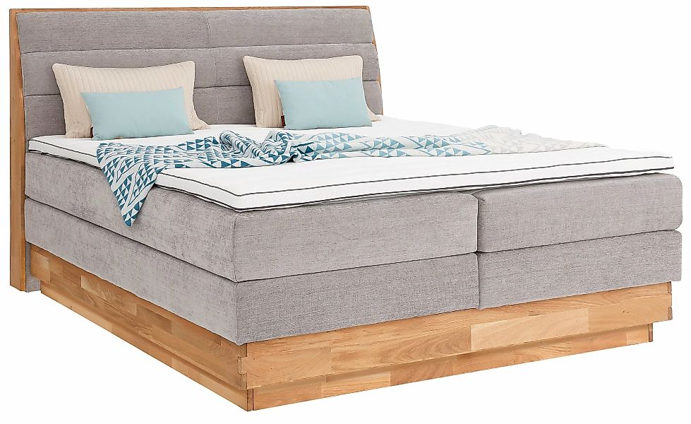 OTTO products Boxspringbett "Jenna", ohne LED-Beleuchtung, mit zertifiziert günstig online kaufen