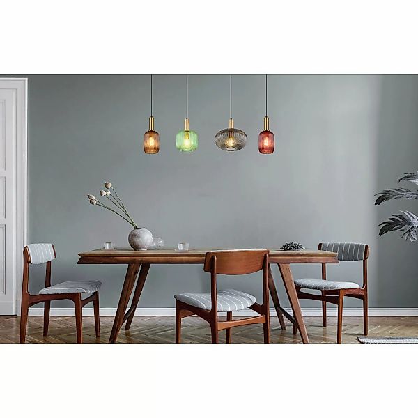 Globo Pendelleuchte Normy 4-flammig 1150 x 300 x 1200 mm günstig online kaufen