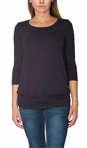 Alkato Longshirt Alkato Damen Viskose Shirt 3/4 Arm Longshirt Top günstig online kaufen