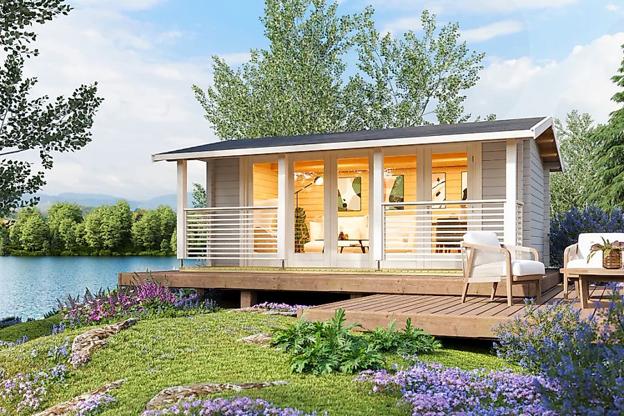 Nordic Holz Gartenhaus "LYNDHURST" günstig online kaufen