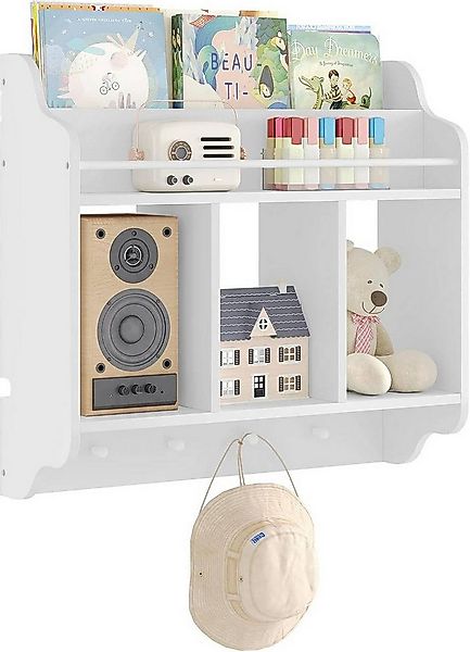 Woltu Kinderregal, 1-tlg., Bücherregal mit 1 Oberfach 3 offenen Fächern 4 H günstig online kaufen