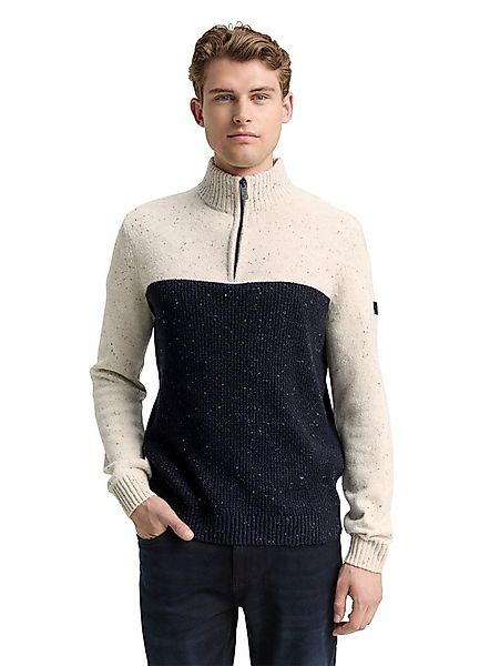 TOM TAILOR Troyer mit Logo Stickerei günstig online kaufen