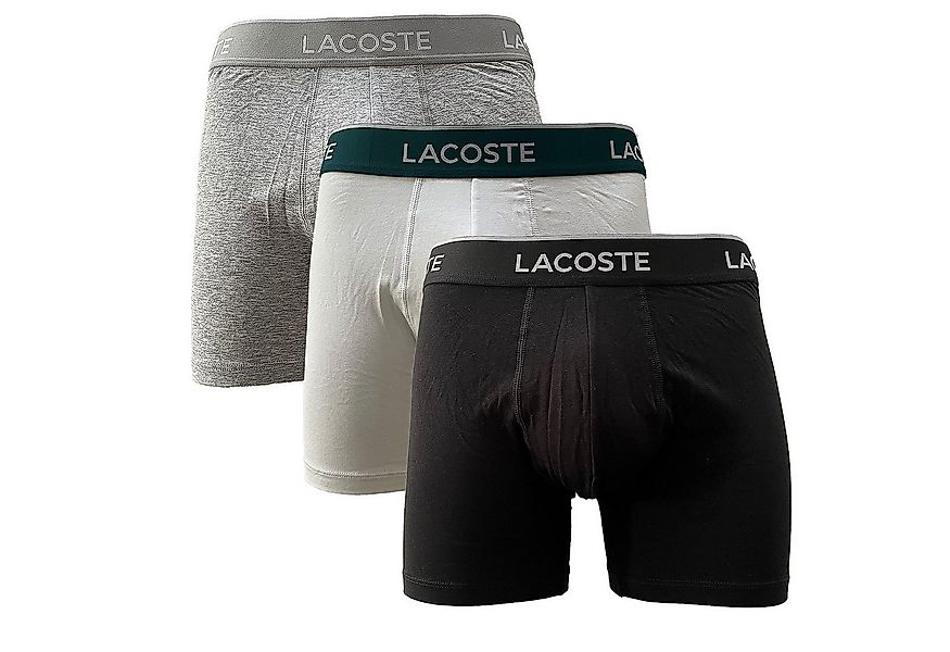 Lacoste Langer Boxer Brief / Trunks mit etwas längerem Bein (Packung, 3-St. günstig online kaufen