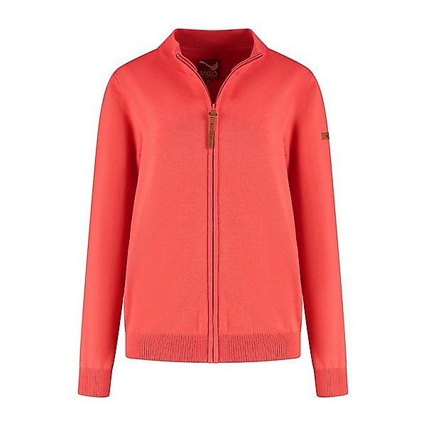 MGO Strickjacke MGO Beau Women Light red L günstig online kaufen