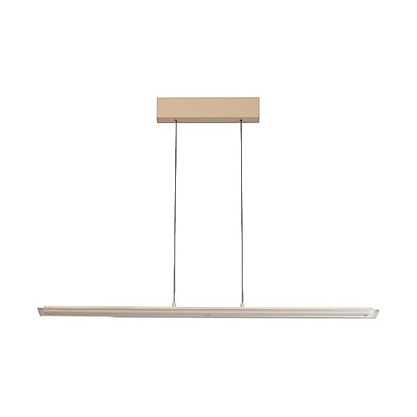 LED-Pendellampe Torvi, sandfarben/weiß, Länge 115 cm, CCT günstig online kaufen
