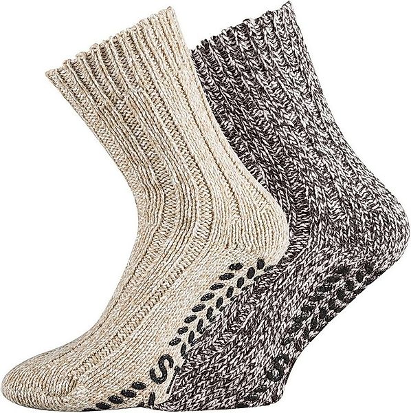 FussFreunde ABS-Socken 4 Paar superweiche ABS-Norwegersocken, mit Schafwoll günstig online kaufen
