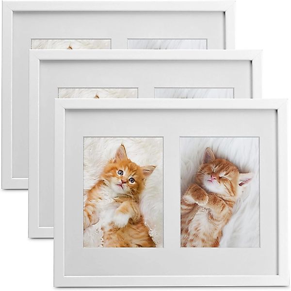 Bomoe Galeria Bilderrahmen 2 Bilder 13x18cm Weiß 3tlg günstig online kaufen