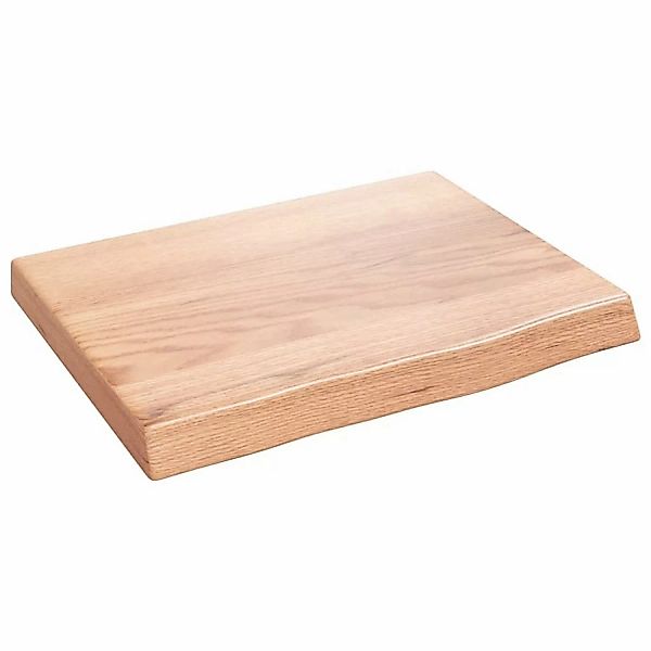 vidaXL Waschtischplatte Hellbraun 40x30x4 cm Massivholz Behandelt günstig online kaufen